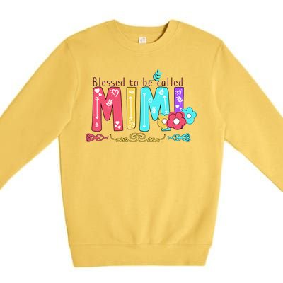 Blessed To Be Called Mimi Premium Crewneck Sweatshirt