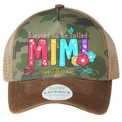 Blessed To Be Called Mimi Legacy Tie Dye Trucker Hat