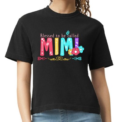Blessed To Be Called Mimi Comfort Colors Boxy T-Shirt