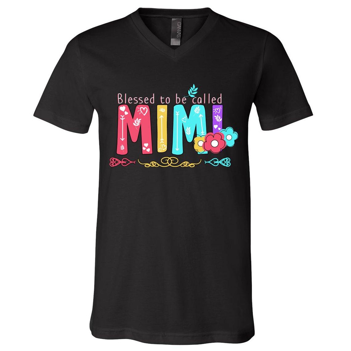 Blessed To Be Called Mimi V-Neck T-Shirt
