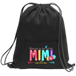 Blessed To Be Called Mimi Sweatshirt Cinch Pack Bag