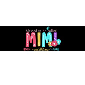 Blessed To Be Called Mimi Bumper Sticker