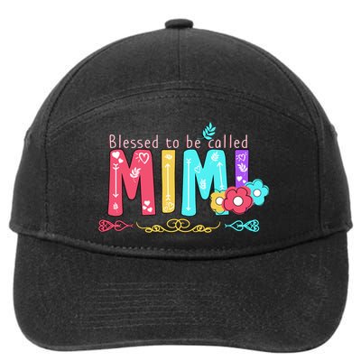 Blessed To Be Called Mimi 7-Panel Snapback Hat