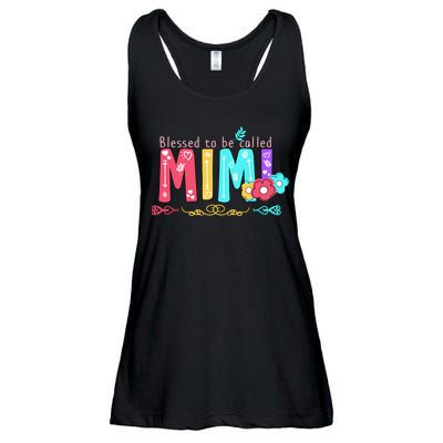 Blessed To Be Called Mimi Ladies Essential Flowy Tank