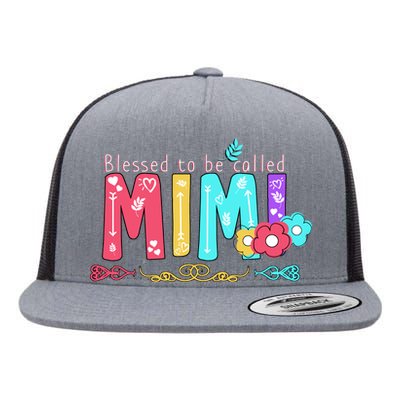 Blessed To Be Called Mimi Flat Bill Trucker Hat