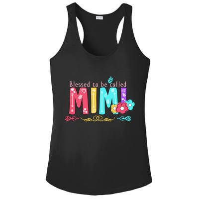 Blessed To Be Called Mimi Ladies PosiCharge Competitor Racerback Tank