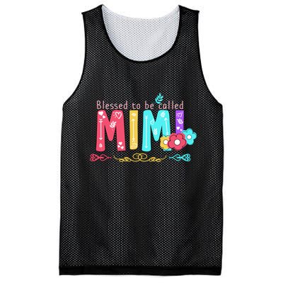 Blessed To Be Called Mimi Mesh Reversible Basketball Jersey Tank