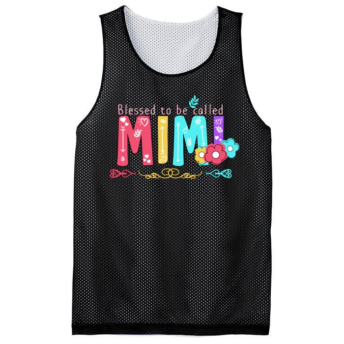 Blessed To Be Called Mimi Mesh Reversible Basketball Jersey Tank