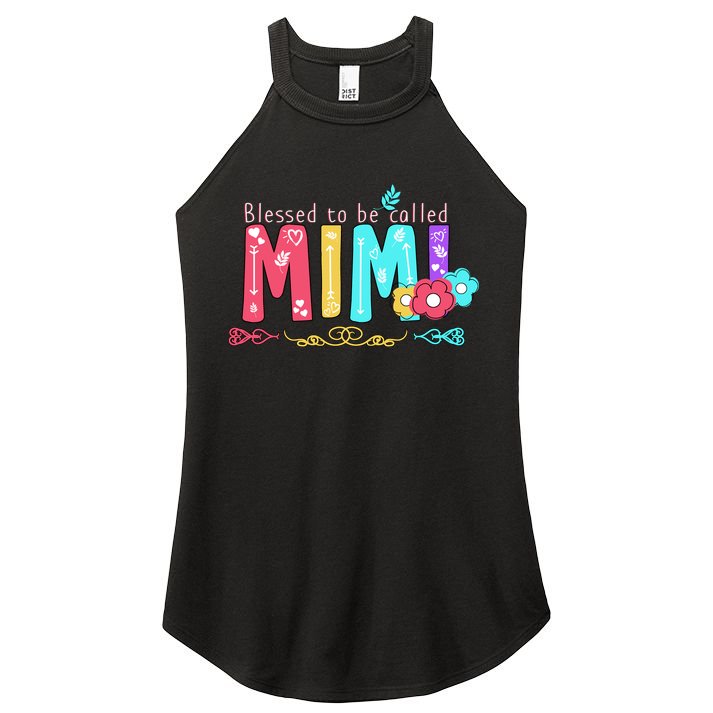 Blessed To Be Called Mimi Women's Perfect Tri Rocker Tank