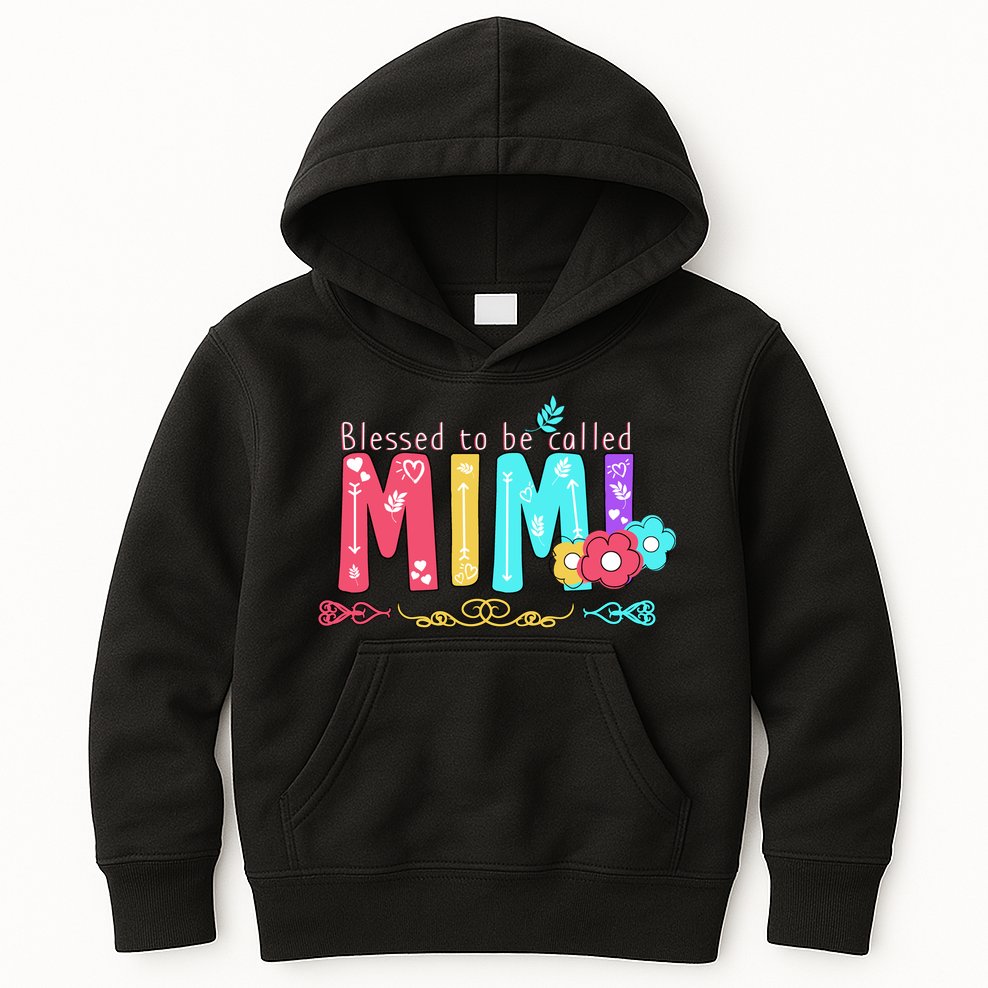 Blessed To Be Called Mimi Kids Hoodie