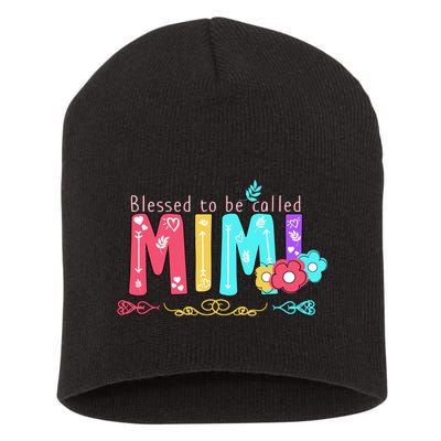 Blessed To Be Called Mimi Short Acrylic Beanie