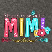 Blessed To Be Called Mimi Cotton Canvas Backpack