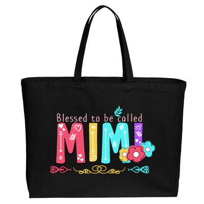 Blessed To Be Called Mimi Cotton Canvas Jumbo Tote