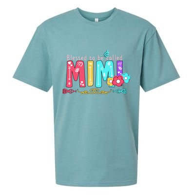Blessed To Be Called Mimi Sueded Cloud Jersey T-Shirt