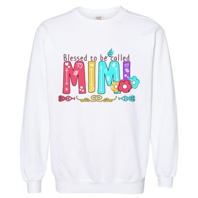 Blessed To Be Called Mimi Garment-Dyed Sweatshirt