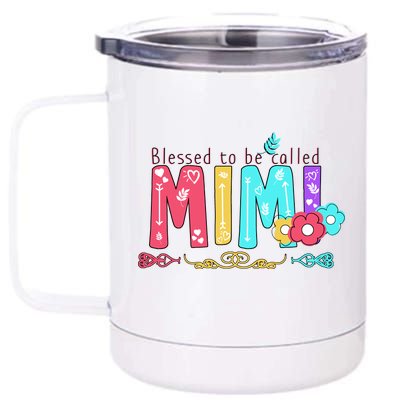 Blessed To Be Called Mimi 12 oz Stainless Steel Tumbler Cup