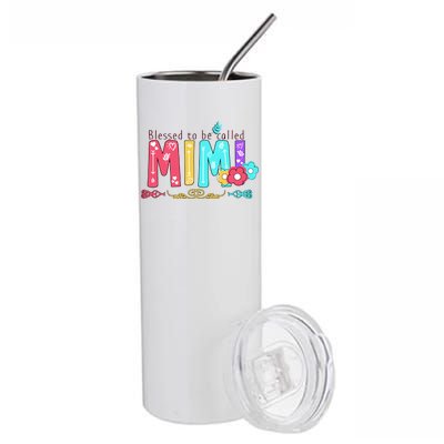 Blessed To Be Called Mimi Stainless Steel Tumbler