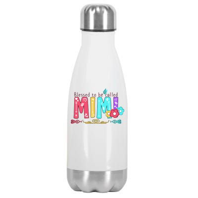 Blessed To Be Called Mimi Stainless Steel Insulated Water Bottle