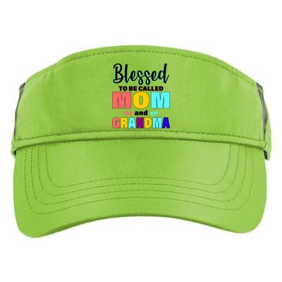 Blessed To Be Called Mom And Grandma Adult Drive Performance Visor