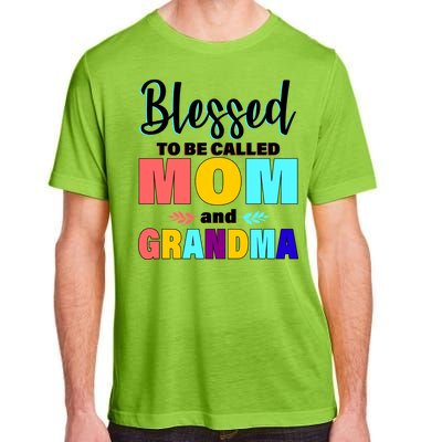 Blessed To Be Called Mom And Grandma Adult ChromaSoft Performance T-Shirt