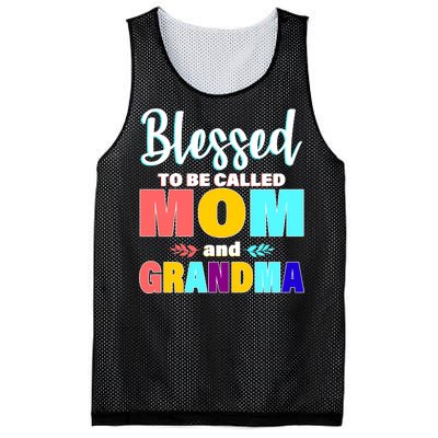 Blessed To Be Called Mom And Grandma Mesh Reversible Basketball Jersey Tank