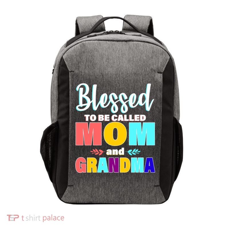 Blessed To Be Called Mom And Grandma Vector Backpack