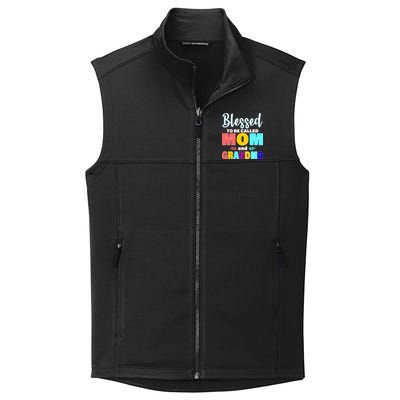 Blessed To Be Called Mom And Grandma Collective Smooth Fleece Vest