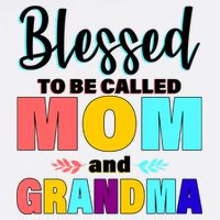 Blessed To Be Called Mom And Grandma Garment-Dyed Sweatshirt