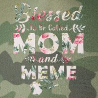 Blessed To Be Called Mom And Meme Legacy Tie Dye Trucker Hat