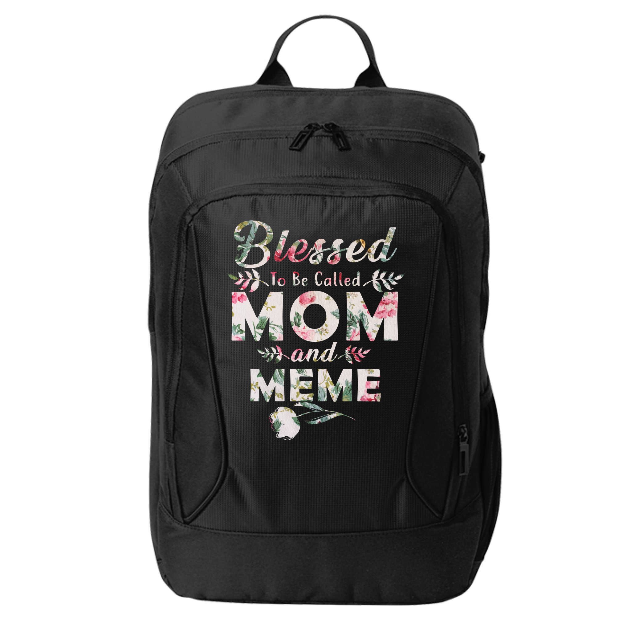 Blessed To Be Called Mom And Meme City Backpack