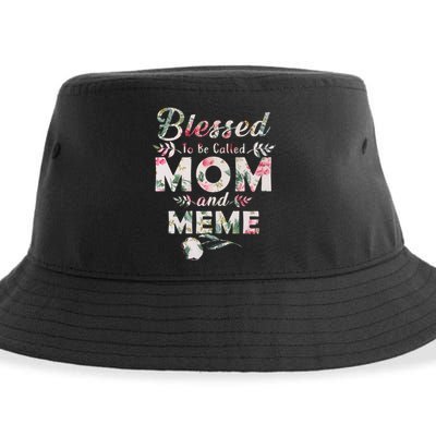 Blessed To Be Called Mom And Meme Sustainable Bucket Hat