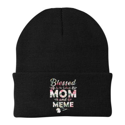 Blessed To Be Called Mom And Meme Beanie