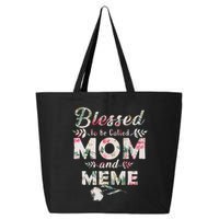 Blessed To Be Called Mom And Meme 25L Jumbo Tote