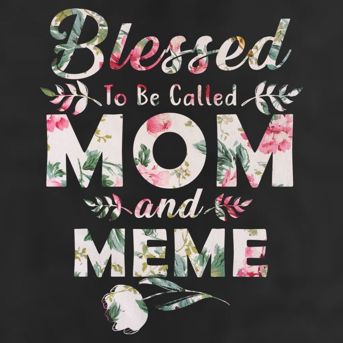 Blessed To Be Called Mom And Meme Golf Towel