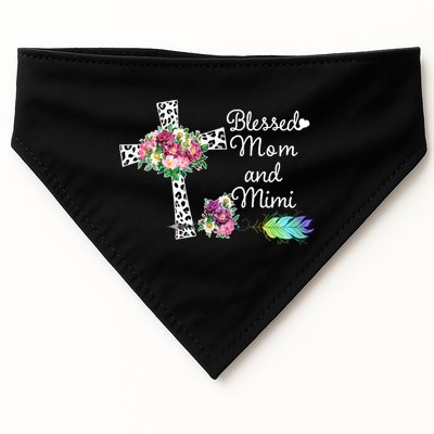 Blessed To Be Called Mom And Mimi USA-Made Doggie Bandana