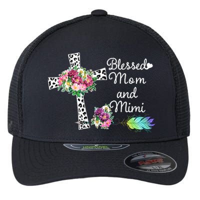 Blessed To Be Called Mom And Mimi Flexfit Unipanel Trucker Cap