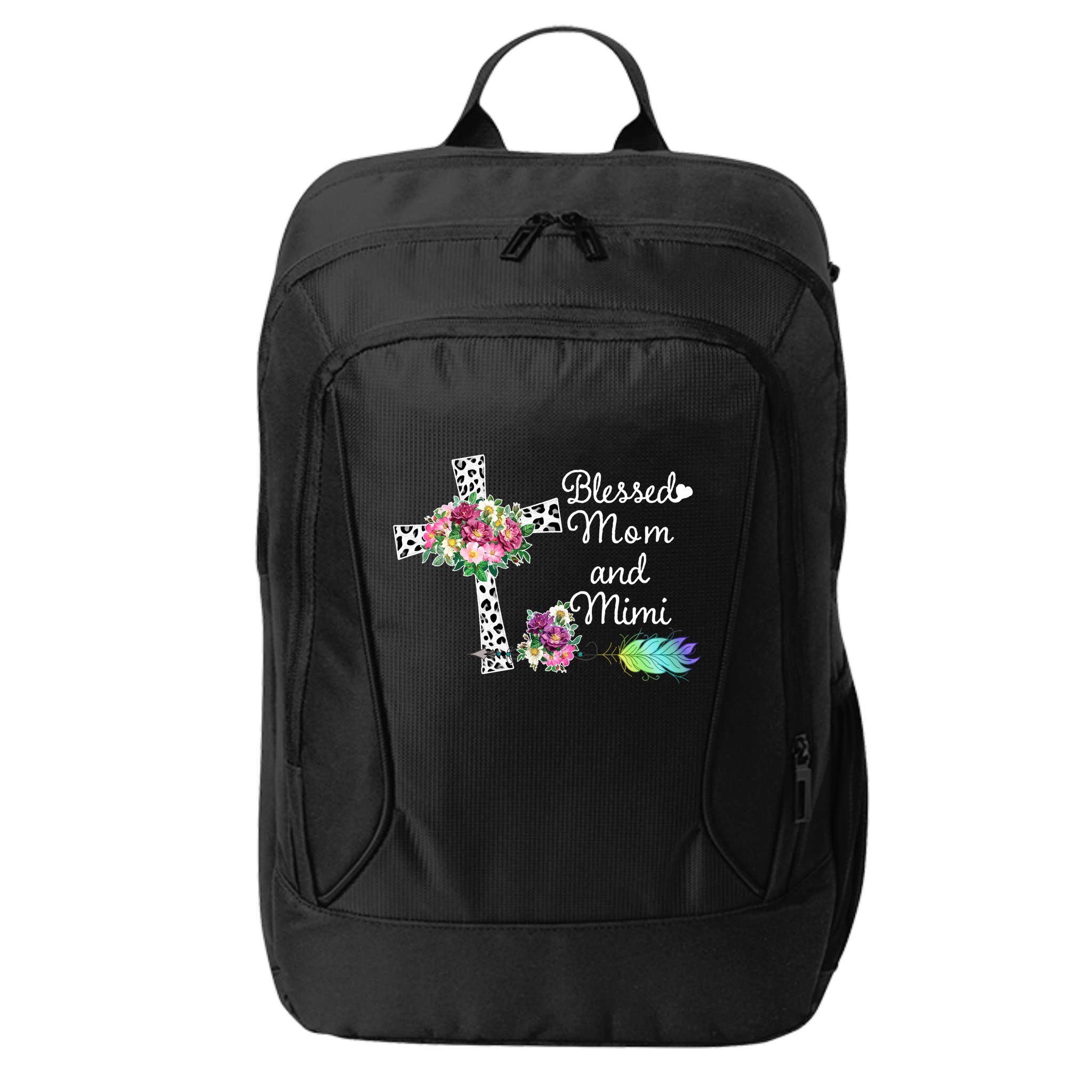 Blessed To Be Called Mom And Mimi City Backpack