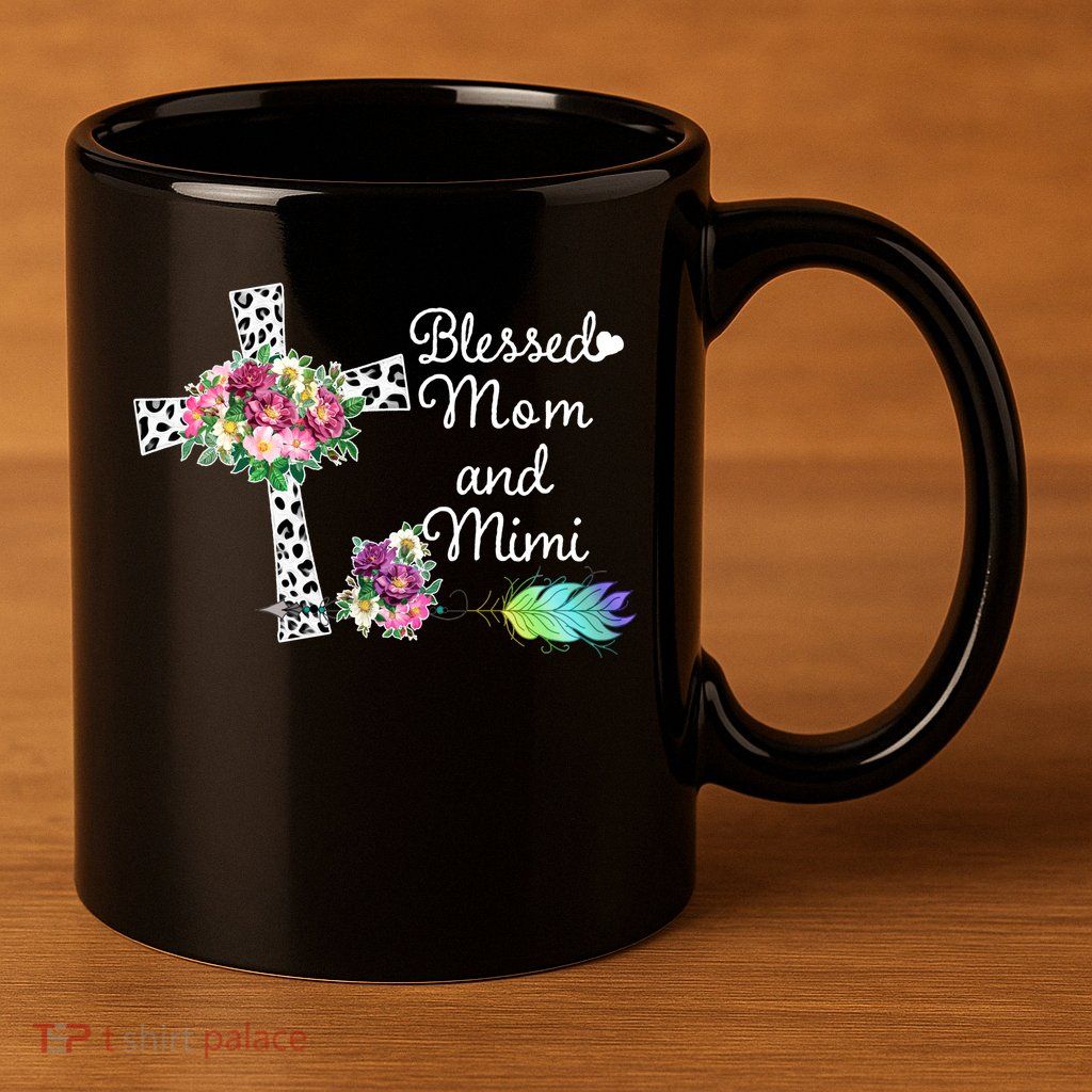Blessed To Be Called Mom And Mimi 11oz C Handle Ceramic Mug