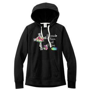 Blessed To Be Called Mom And Mimi Women's Fleece Hoodie