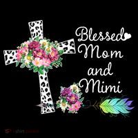 Blessed To Be Called Mom And Mimi Flatbill Hat