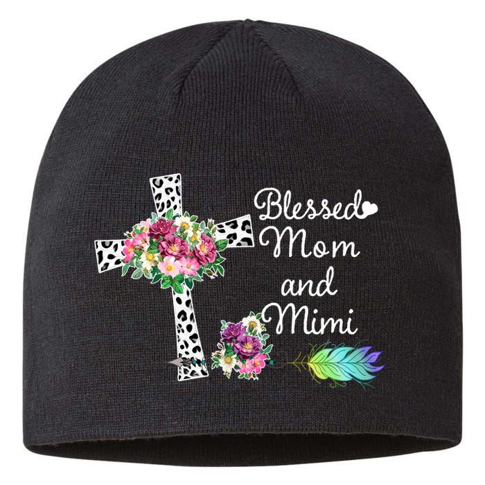 Blessed To Be Called Mom And Mimi Sustainable Beanie