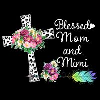 Blessed To Be Called Mom And Mimi 16 in Basic Backpack
