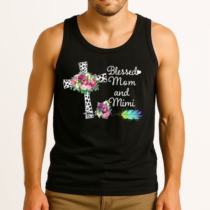 Blessed To Be Called Mom And Mimi Tank Top