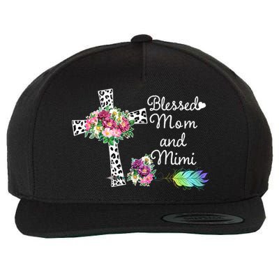 Blessed To Be Called Mom And Mimi Wool Snapback Cap