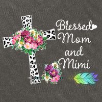 Blessed To Be Called Mom And Mimi Cotton Canvas Backpack