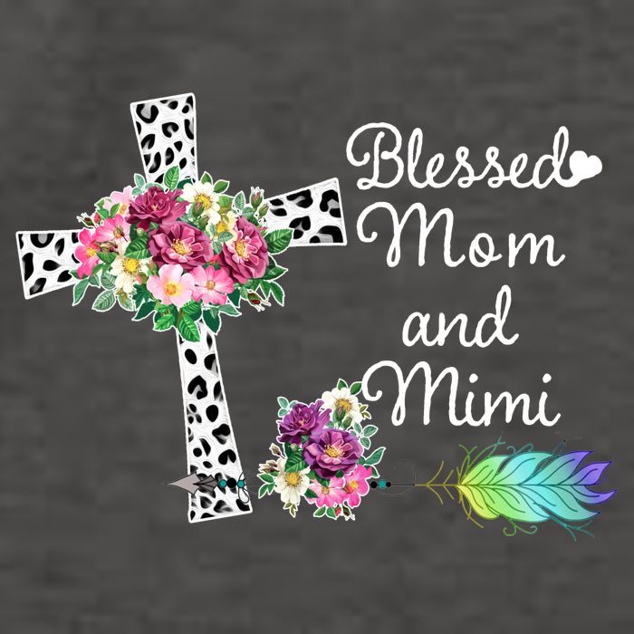 Blessed To Be Called Mom And Mimi Vector Backpack