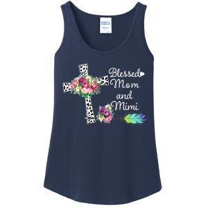 Blessed To Be Called Mom And Mimi Ladies Essential Tank