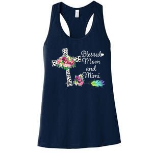 Blessed To Be Called Mom And Mimi Women's Racerback Tank