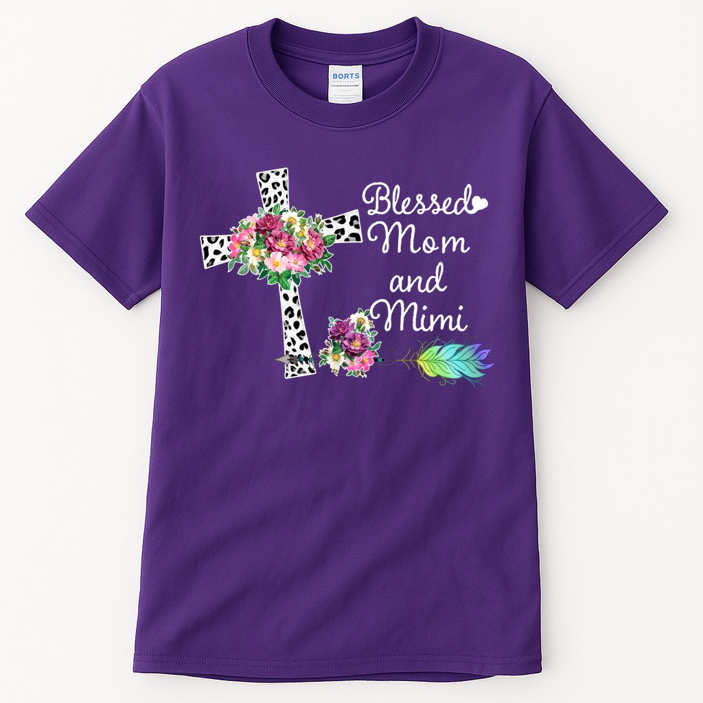 Blessed To Be Called Mom And Mimi Tall T-Shirt