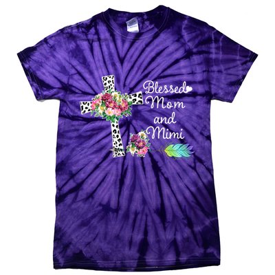 Blessed To Be Called Mom And Mimi Tie-Dye T-Shirt